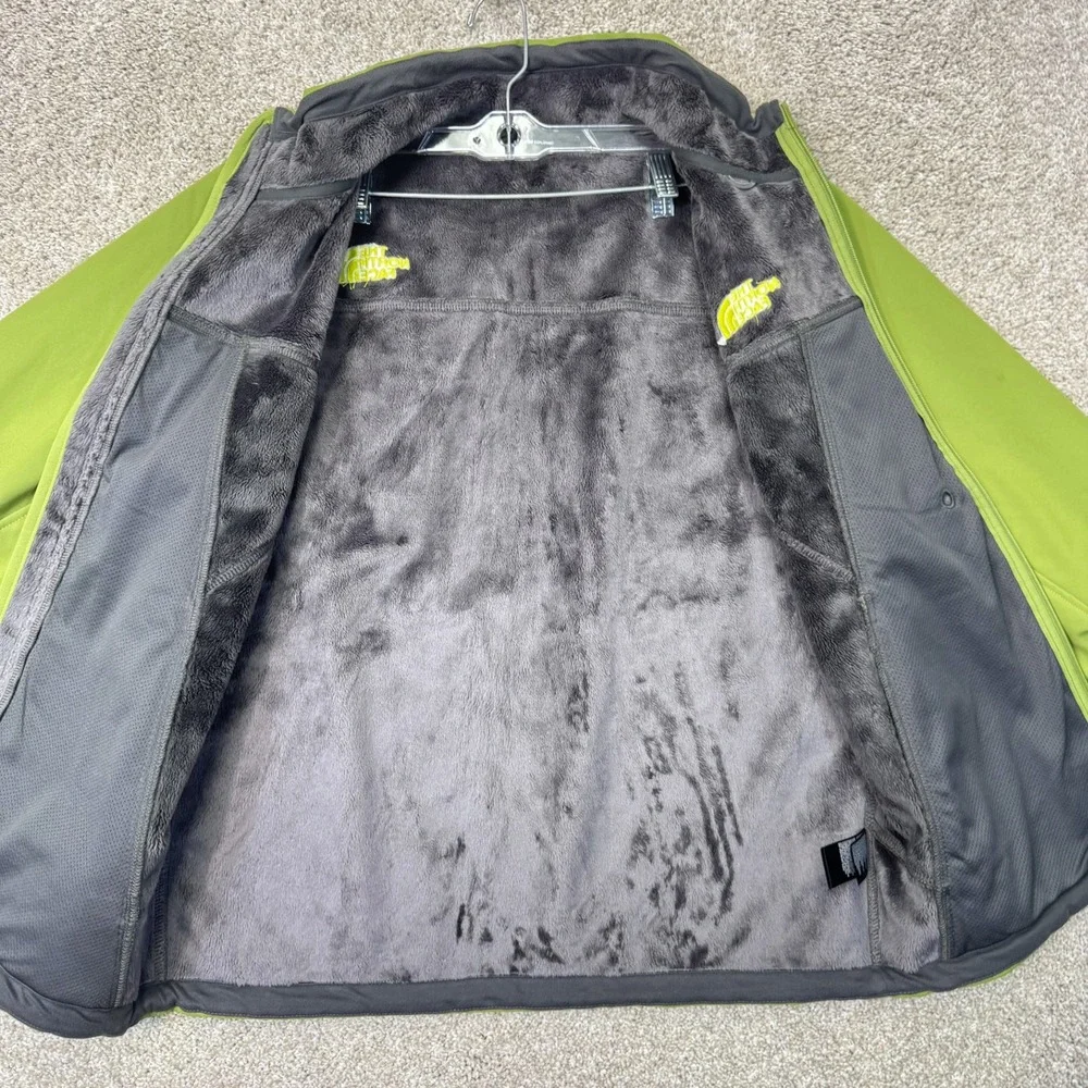 The North Face Jacket Mens Medium APX CHRM THRML Green Grey Softshell NEW